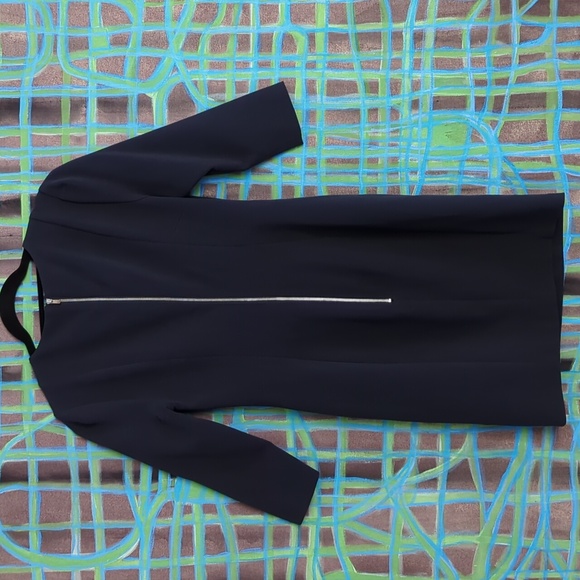 Philosophy 3/4 length sleeves dress in navy size 2 - Picture 2 of 11